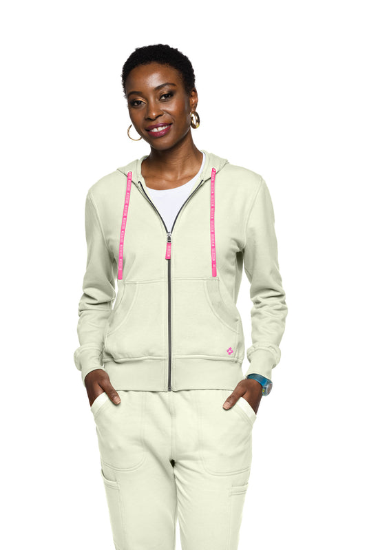 Med Couture Amp MC316 Fleece Zip Front Logo Hoodie
