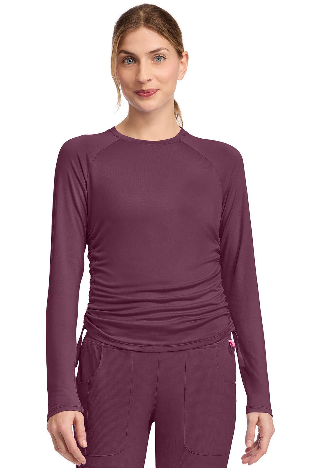 Med Couture Amp Women's MC700 Long Sleeve Ruched Underscrub
