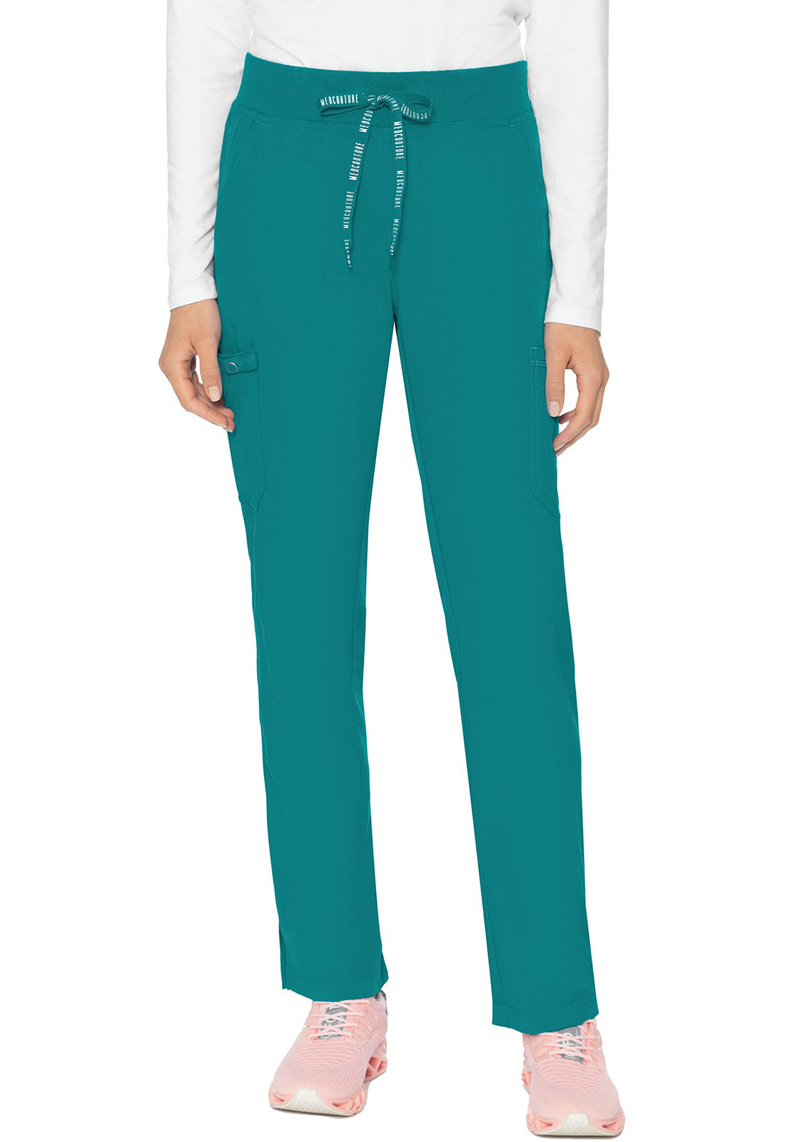 Med Couture Touch Women's MC7725 Jersey Waist Yoga Pant