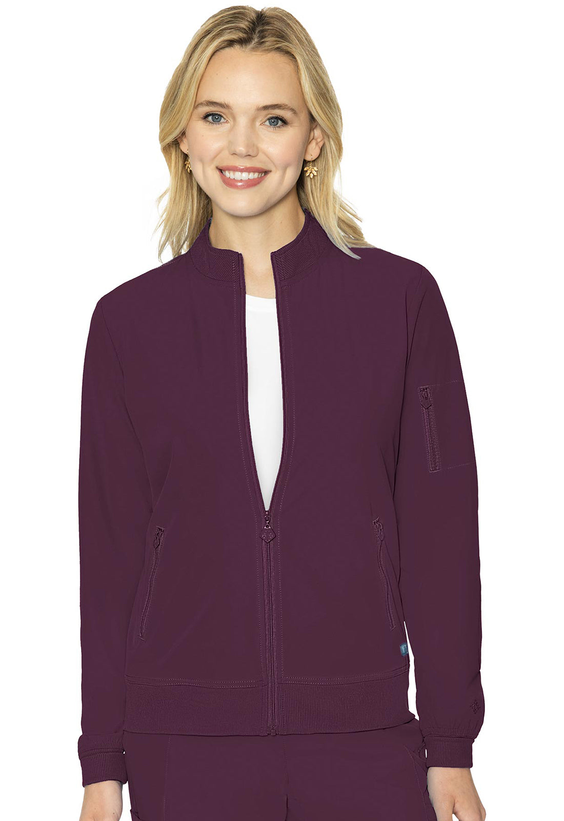 Med Couture Peaches Women's MC8674 Warm-Up Jacket
