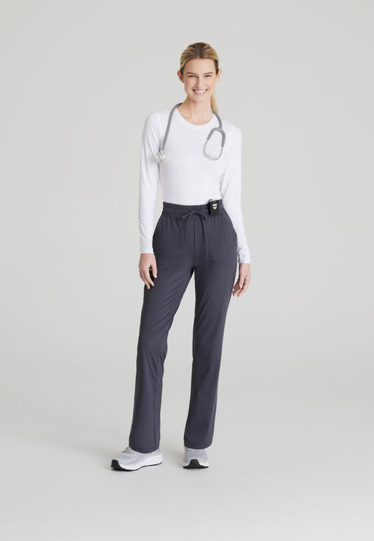 Skechers Slip-Ins SKP668 Tall Reach Shirred Waistband Straight Leg Pant