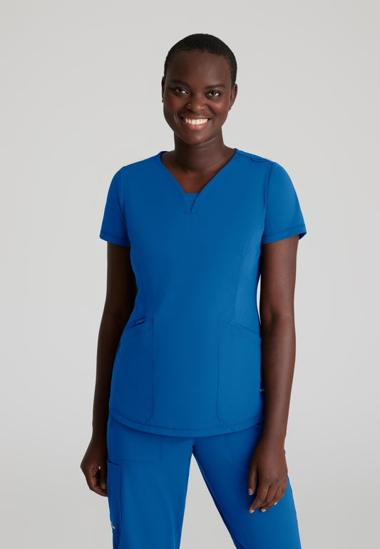 Skechers Slip-Ins SKT220 Plus Size Serene 3-Pocket V-Neck Top