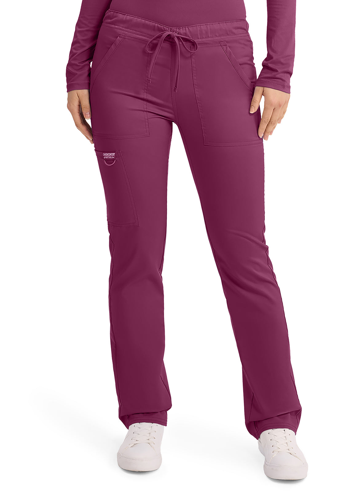 Cherokee WW Revolution Unisex WW020 Unisex Tapered Leg Drawstring Pant