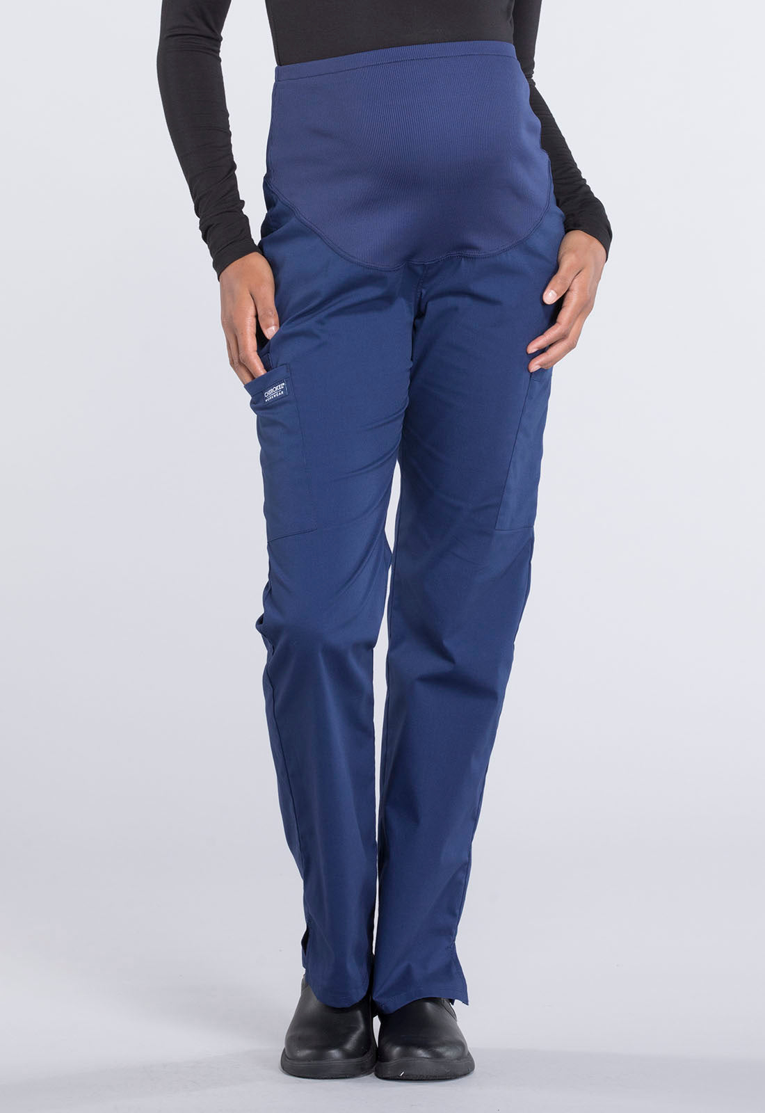 Cherokee WW Professionals Women's WW220 Maternity Straight Leg Pant