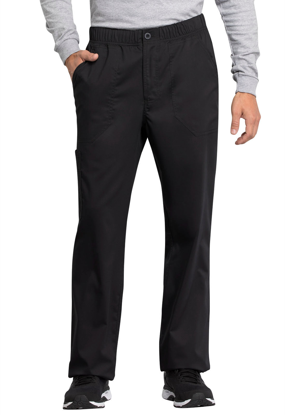 Cherokee WW Rev Tech Men's WW250AB Men's Mid Rise Straight Leg Zip Fly Pant