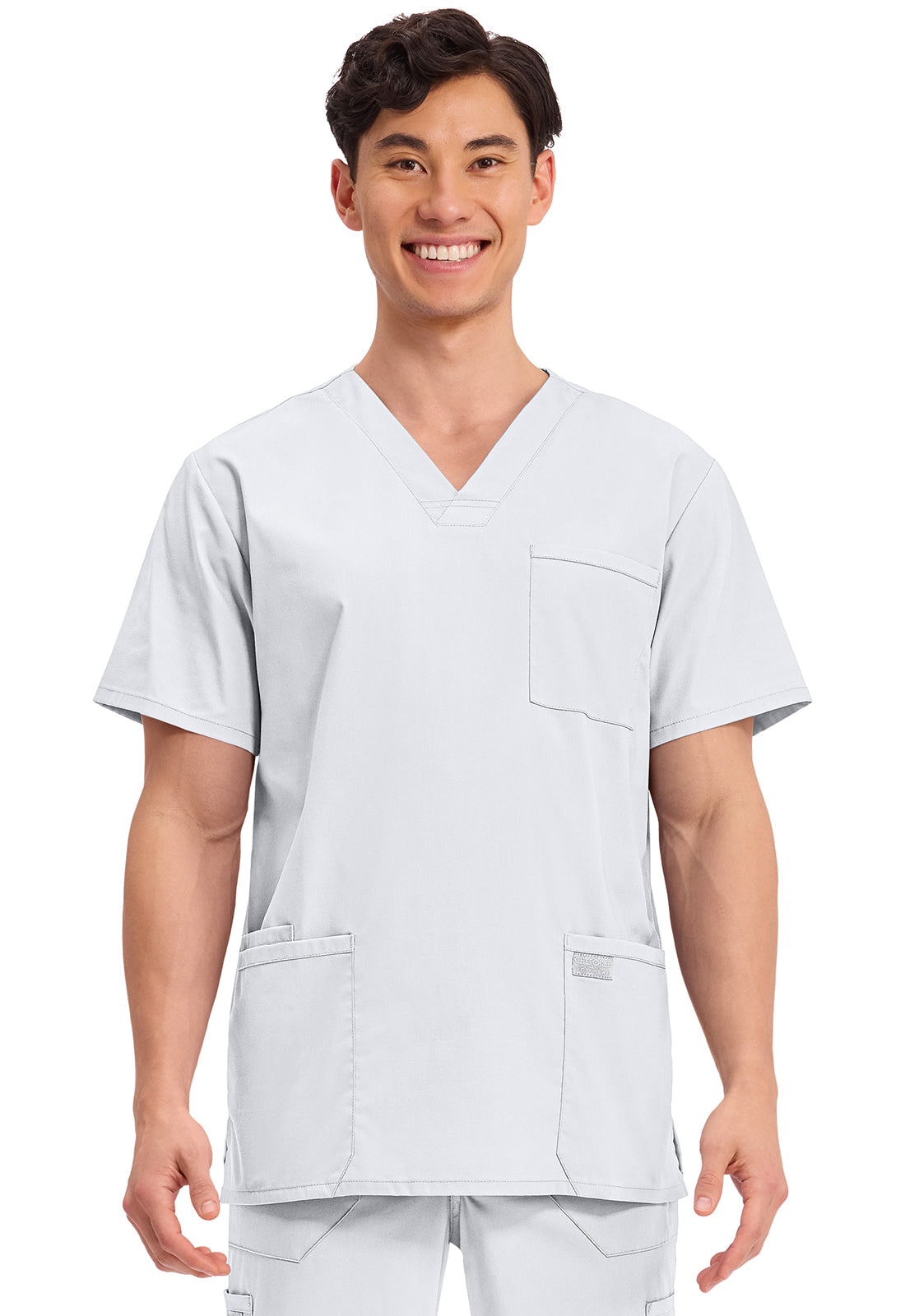 Cherokee WW Professionals Men's WW695 Men's V-Neck Top