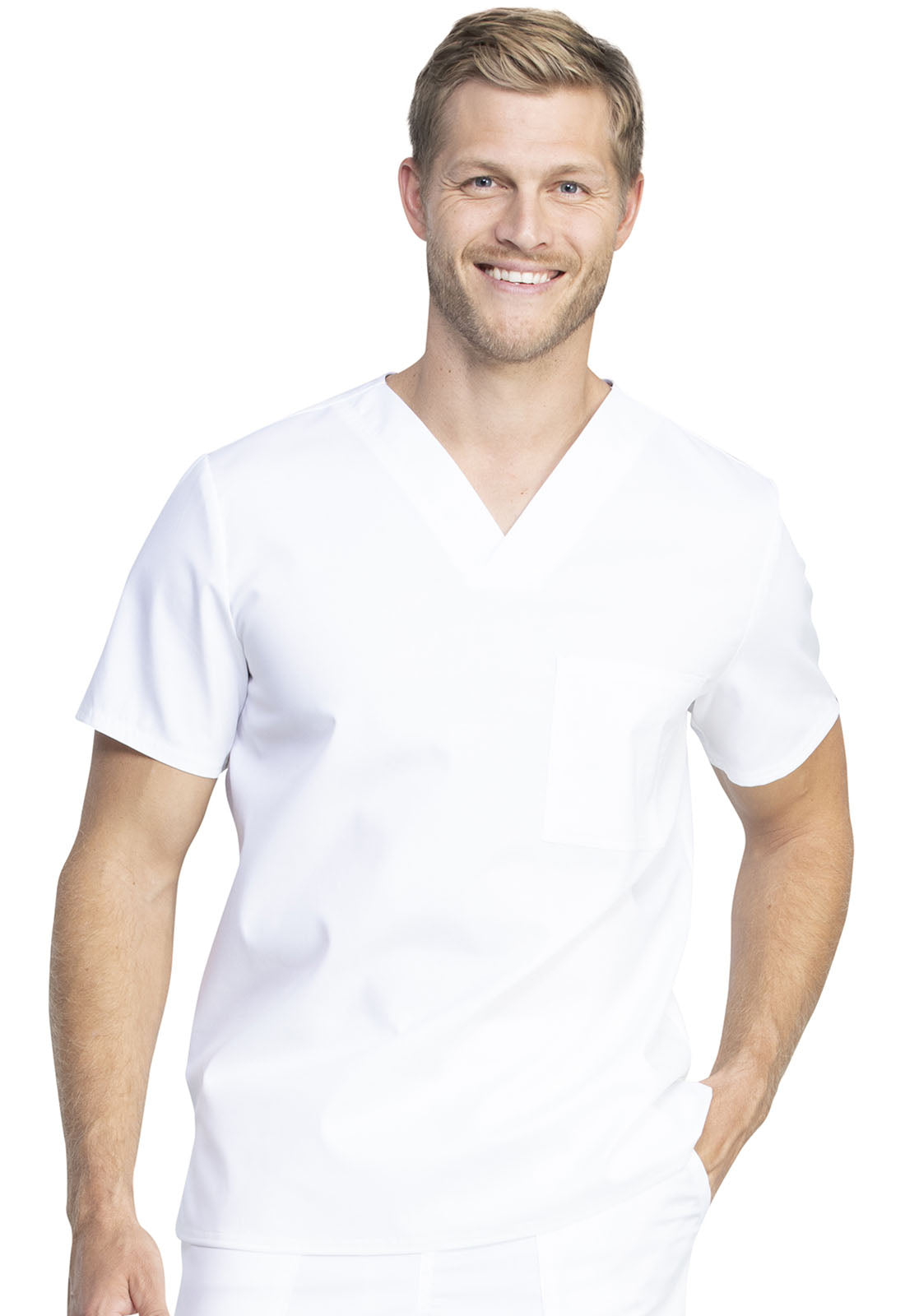 Cherokee WW Rev Tech Unisex WW742AB Unisex Tuckable V-Neck Top