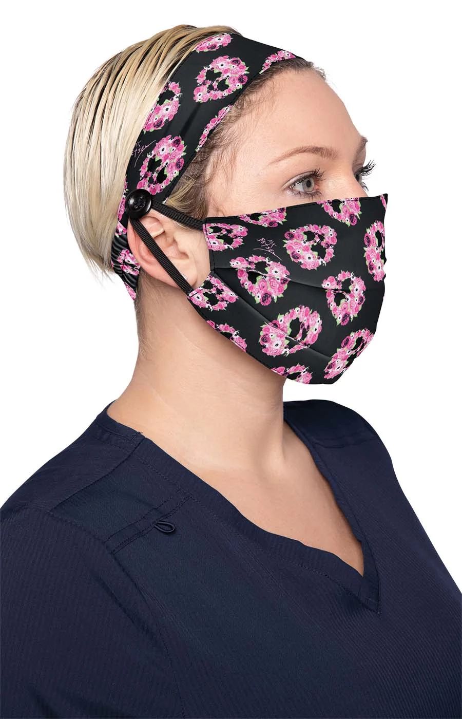 koi Betsey Johnson Women's BA162 Fashion Mask + Headband Set
