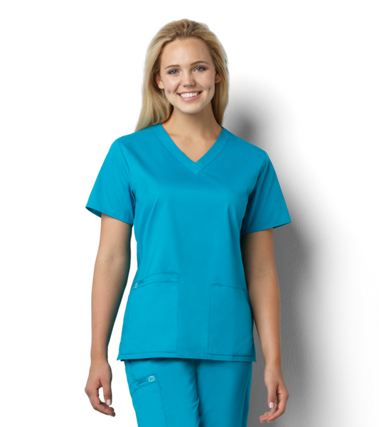 Blusa cruzada simulada Wonder Wink 102 para mujer