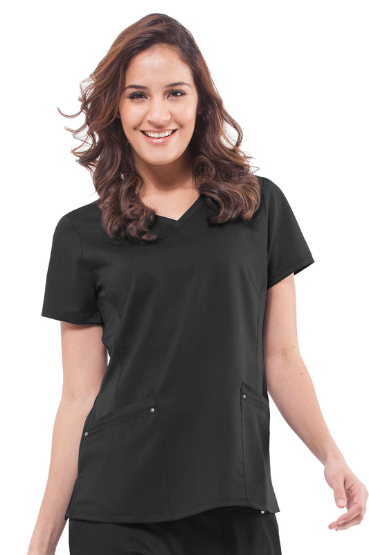 Manos curativas Etiqueta morada YOGA 2245 Juliet Top