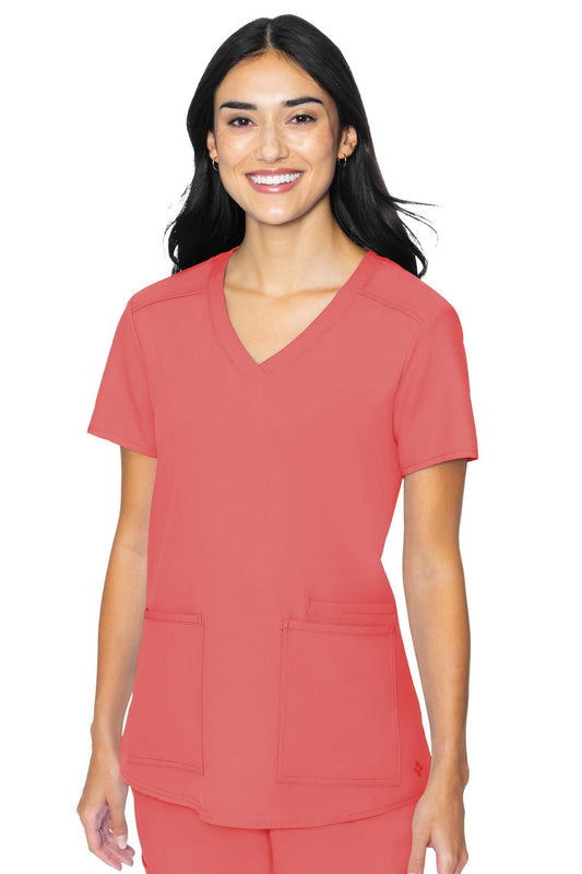 Med Couture Coral TOP