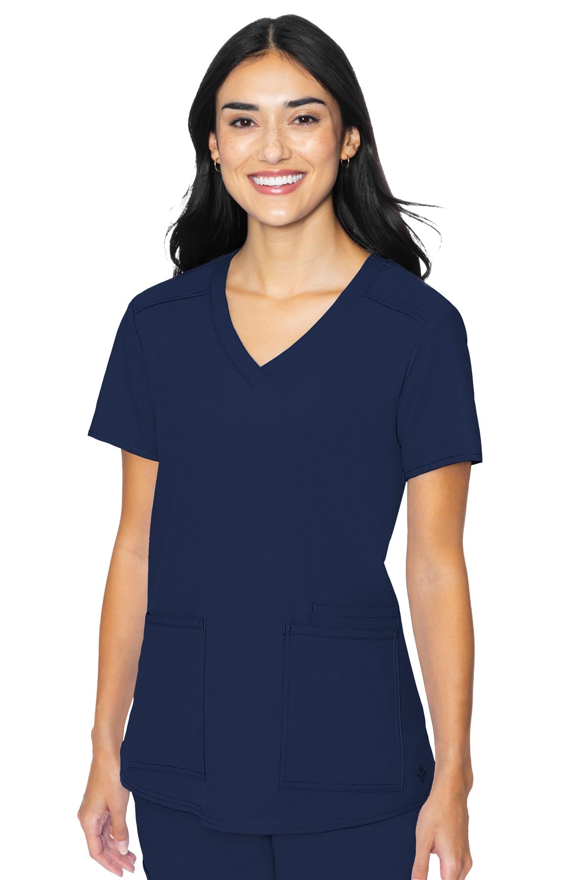 Med Couture Navy TOP