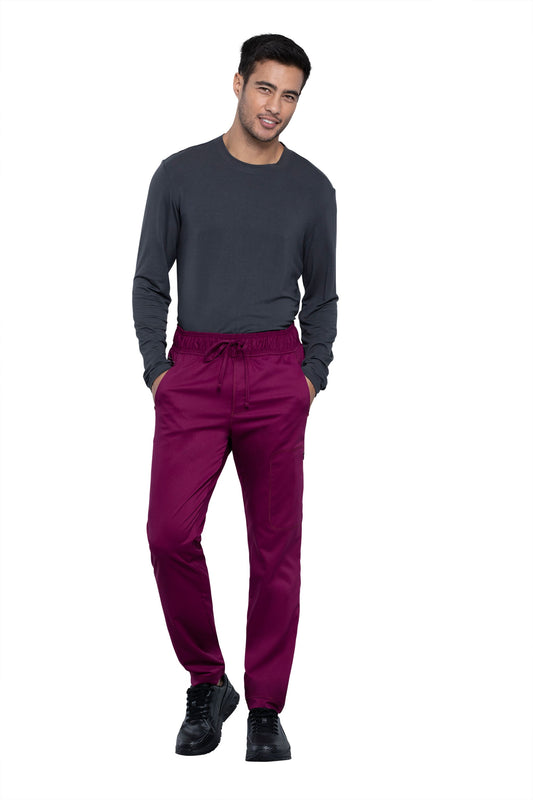 Pantalón deportivo Cherokee Revolution WW012 de tiro natural y pierna recta para hombre