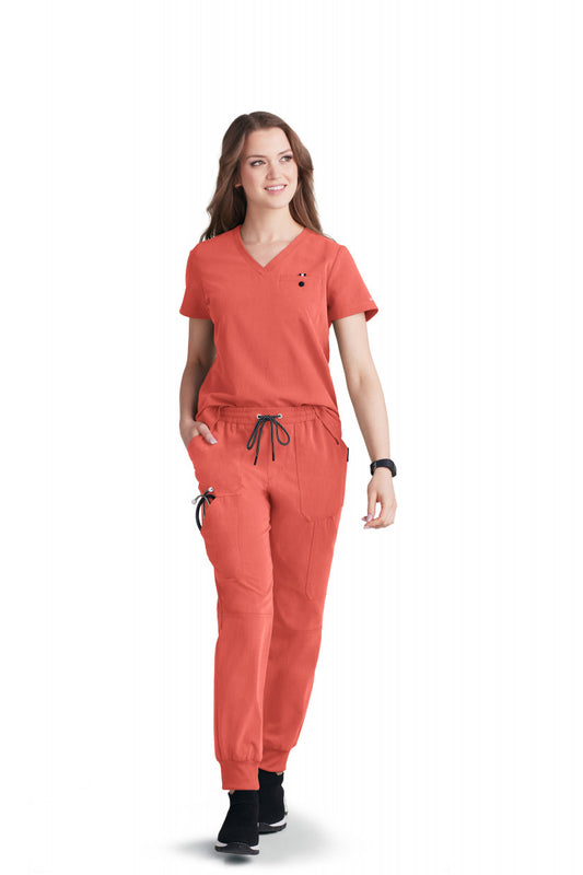 1010-HeatherCoral-XXS