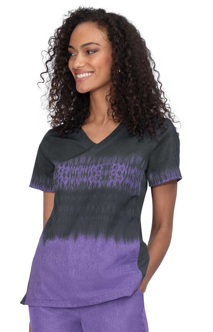 1031PR-TieDyeCharcoalHeatherWisteria-XXS