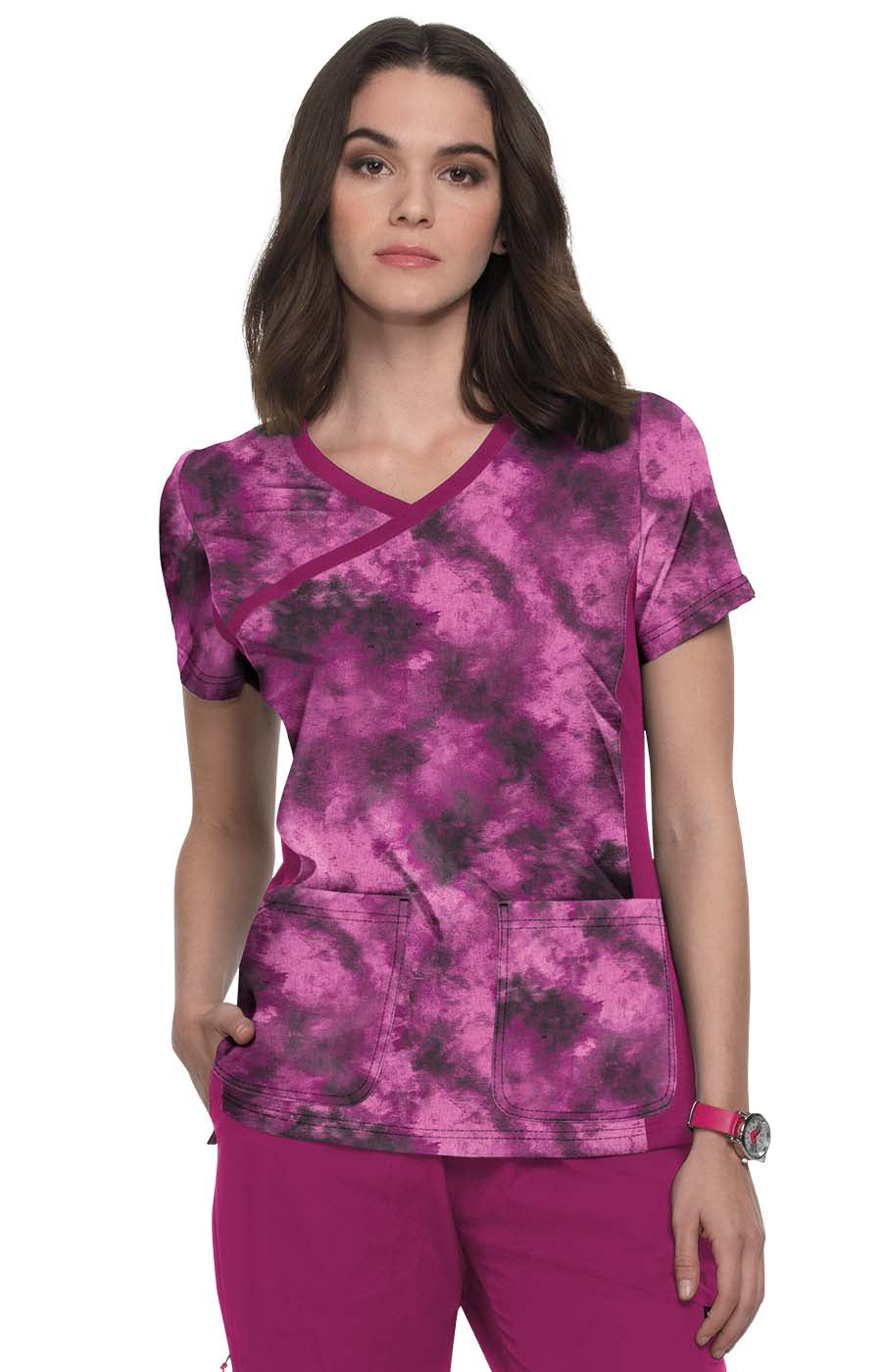 1049PR-HeatherRaspberryTieDye-XS