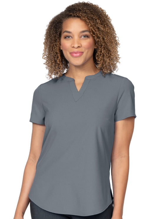 Zavaté Hospitality 1096 Notch Neck Stretch Blouse