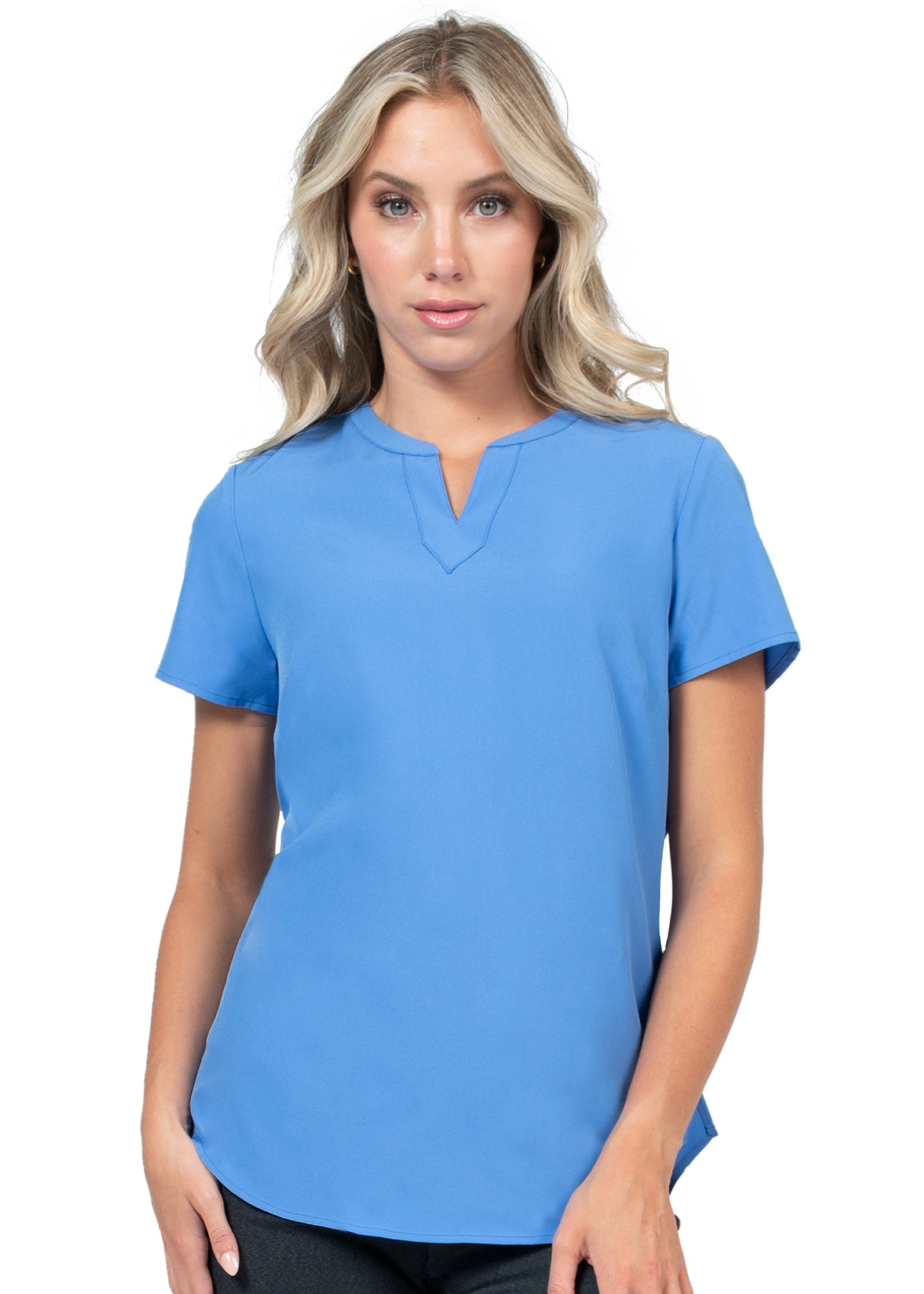 Zavaté Hospitality 1096 Notch Neck Stretch Blouse