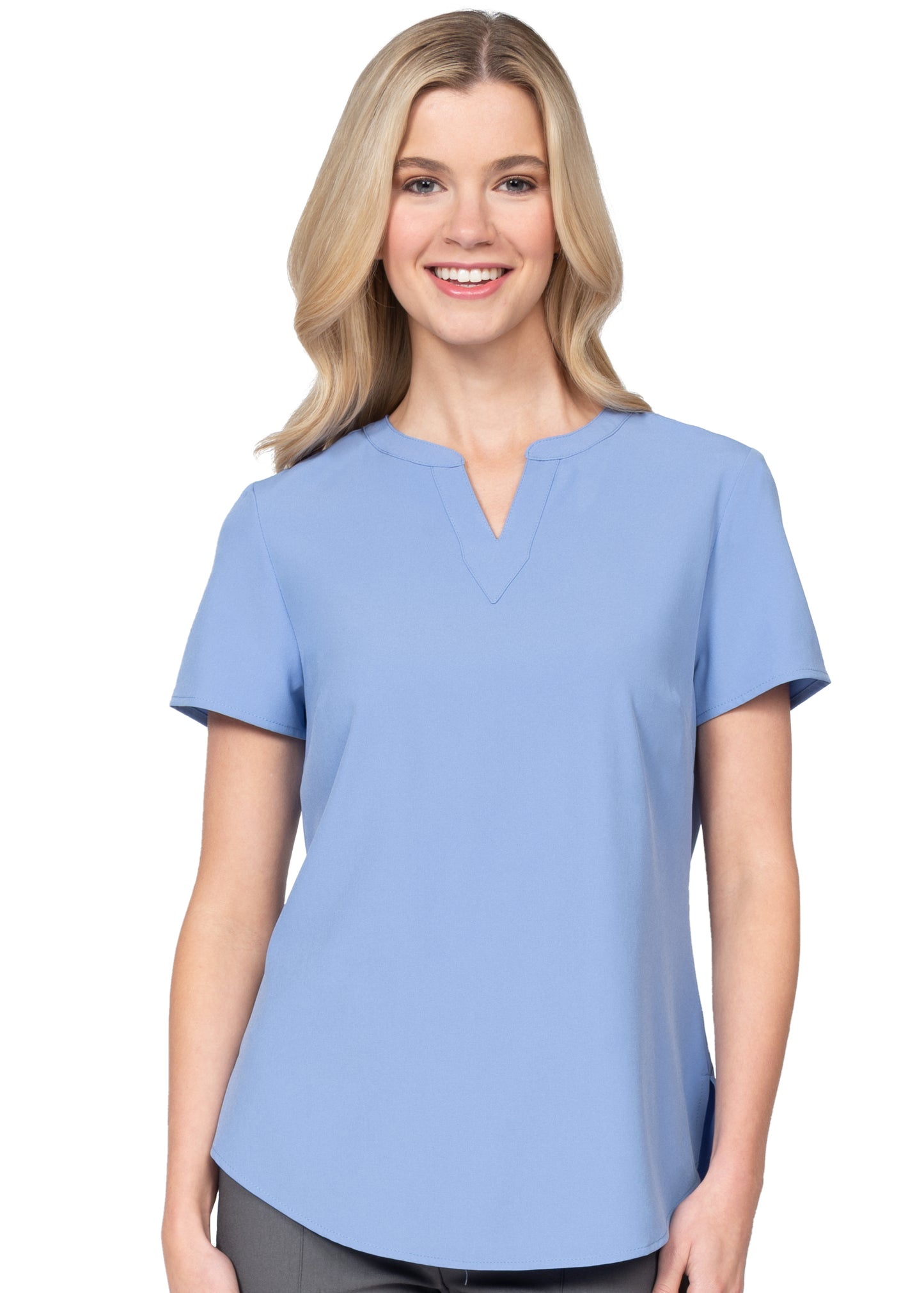 Zavaté Hospitality 1096 Notch Neck Stretch Blouse