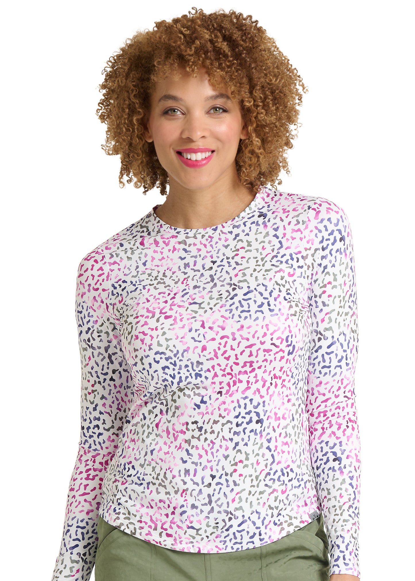 Zavaté Classic 1155 Bella Brushed Knit Printed Tee
