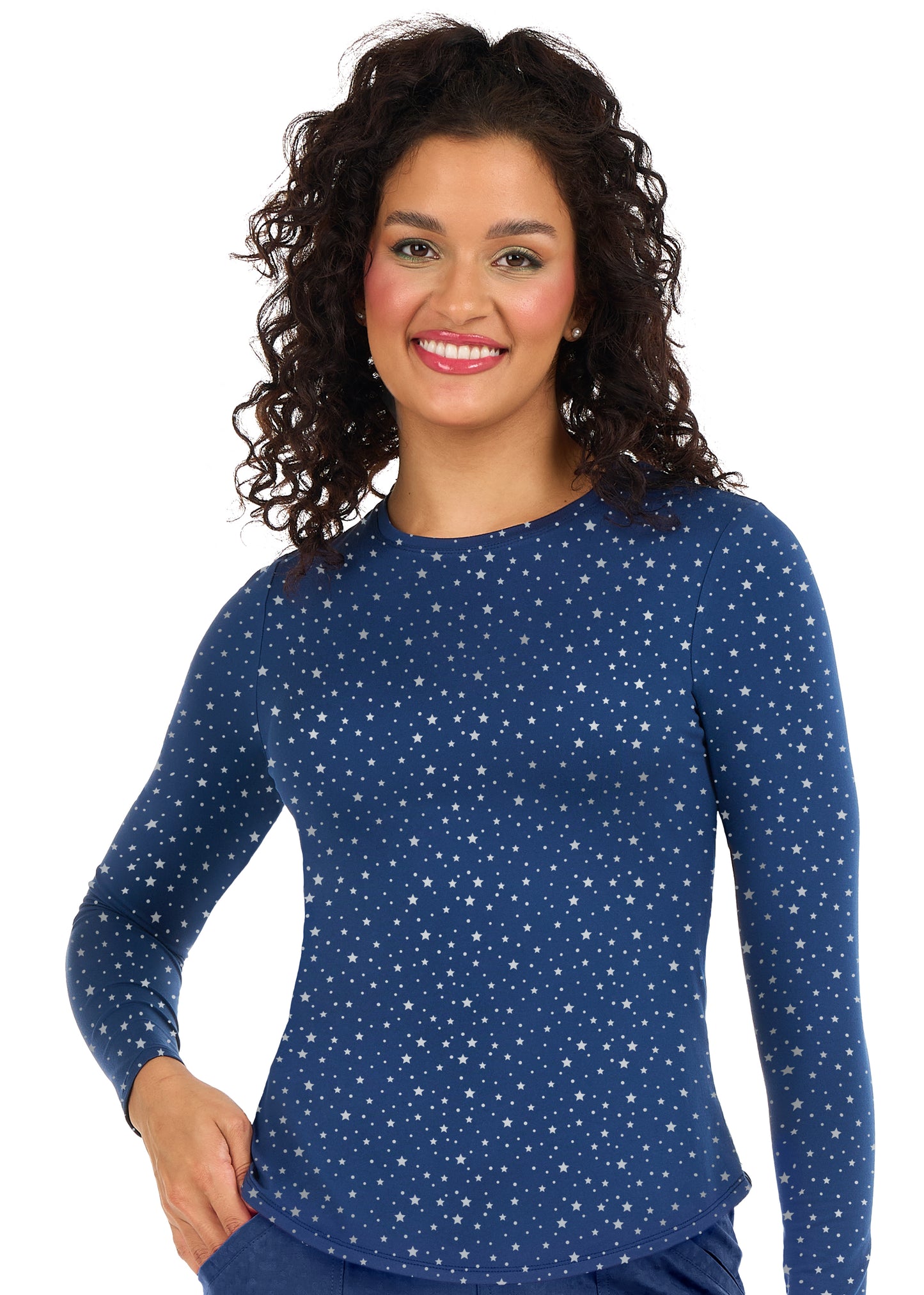 Zavaté Classic 1155 Bella Brushed Knit Printed Tee