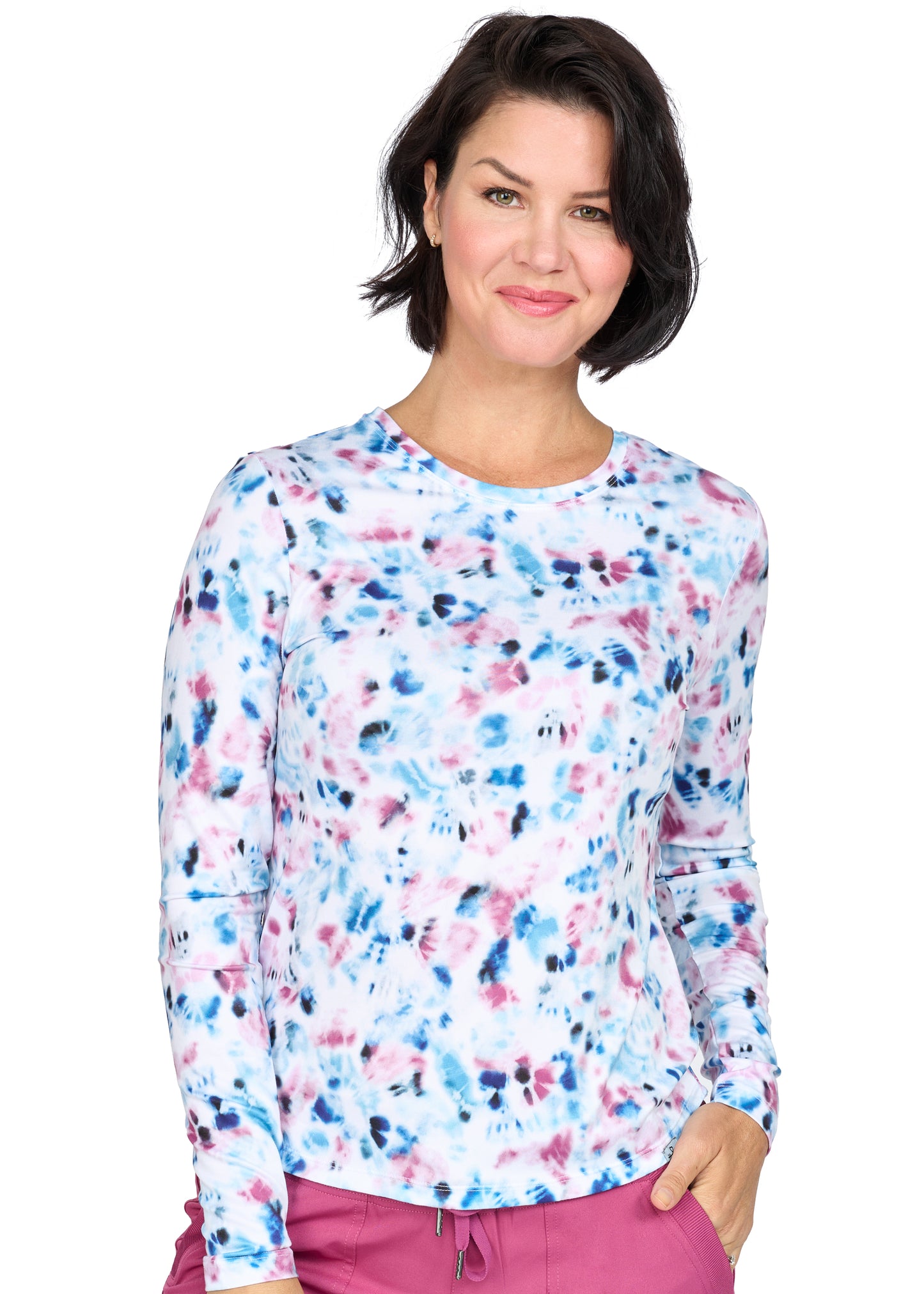 Zavaté Classic 1155 Bella Brushed Knit Printed Tee