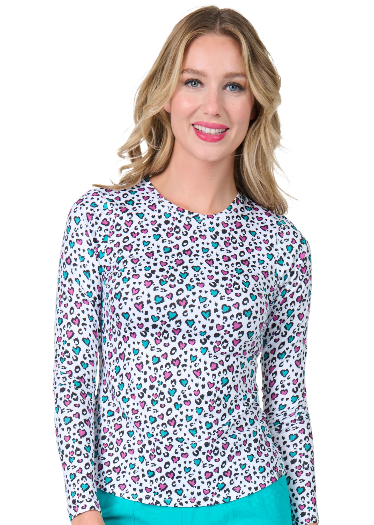 Zavaté Classic 1155 Bella Brushed Knit Printed Tee