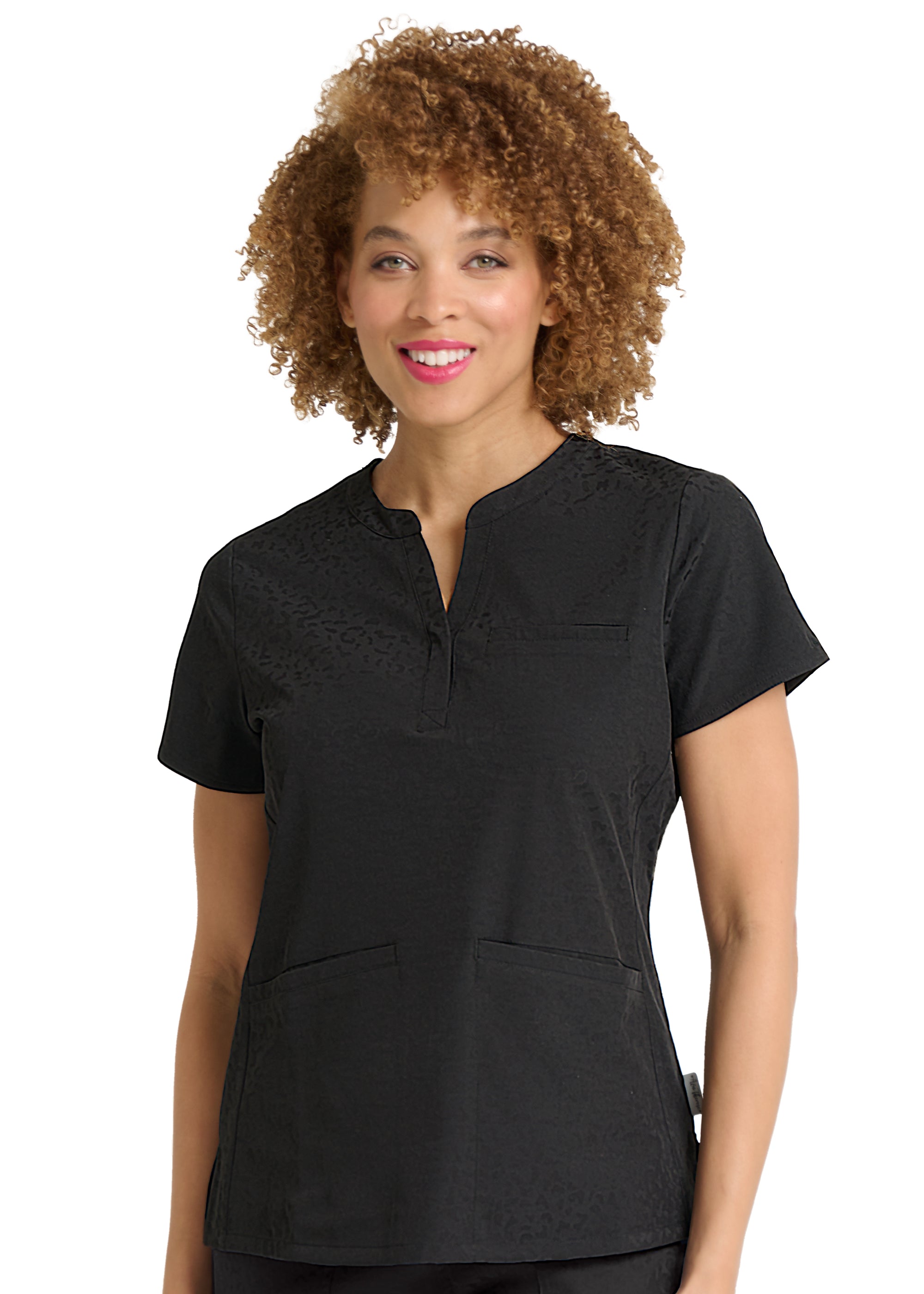 Zavaté Ava Therese Women's 1171 Lynx Jacquard Top – The Uniform Shoppe