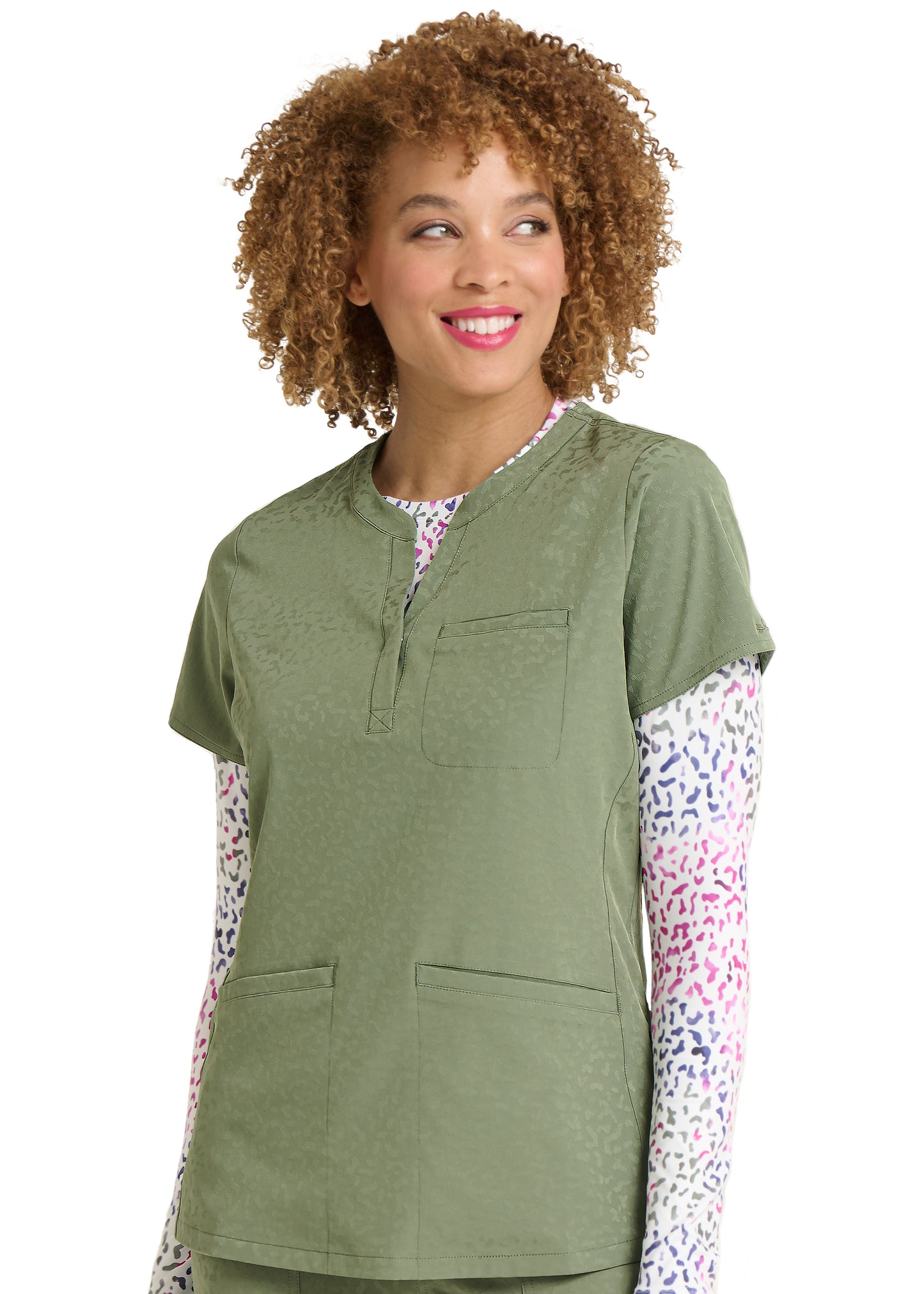 Zavaté Ava Therese 1171 Lynx Jacquard Top