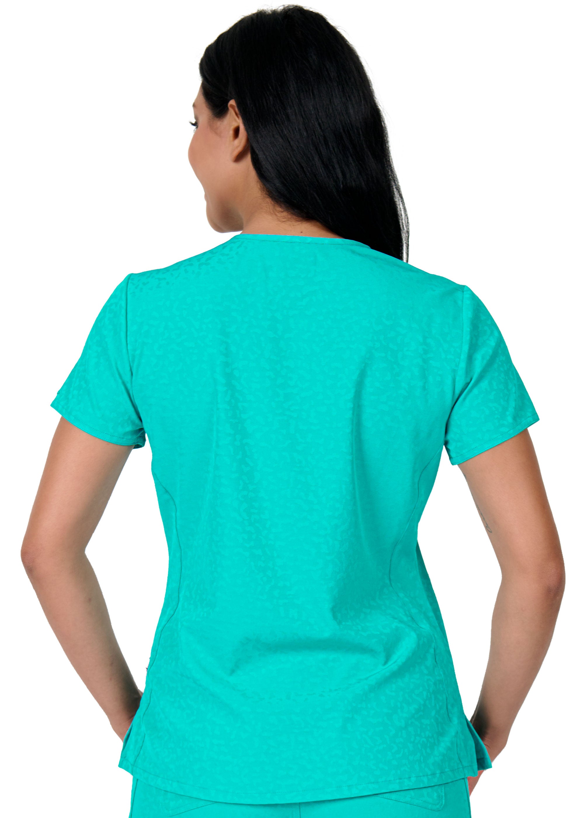 Zavaté Ava Therese Women's 1171 Lynx Jacquard Top – The Uniform Shoppe