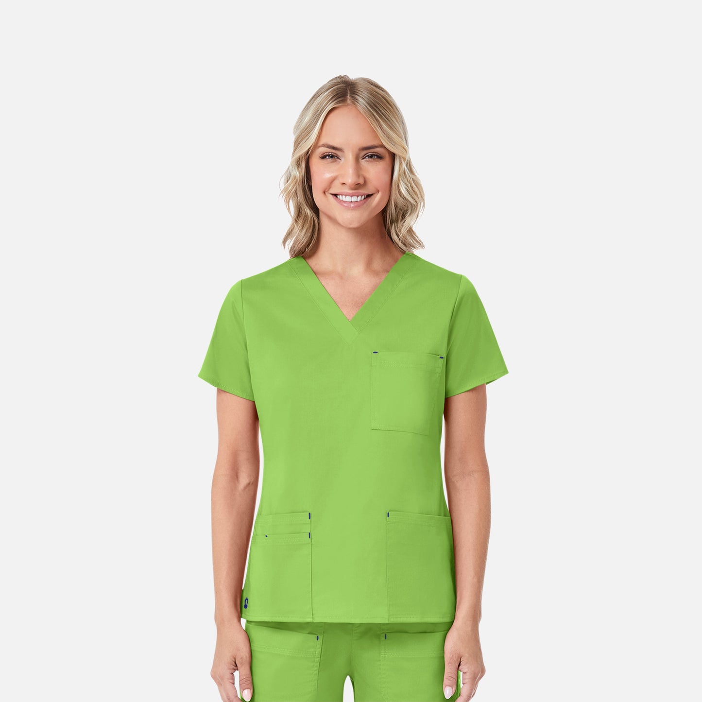 Maevn Blossom 1202 3 Pocket V-Neck Top