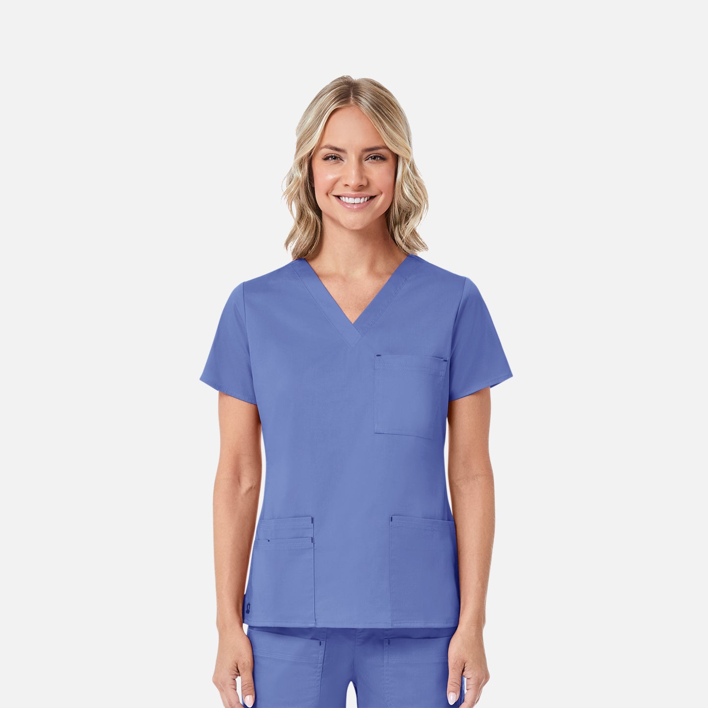 Maevn Blossom 1202 3 Pocket V-Neck Top