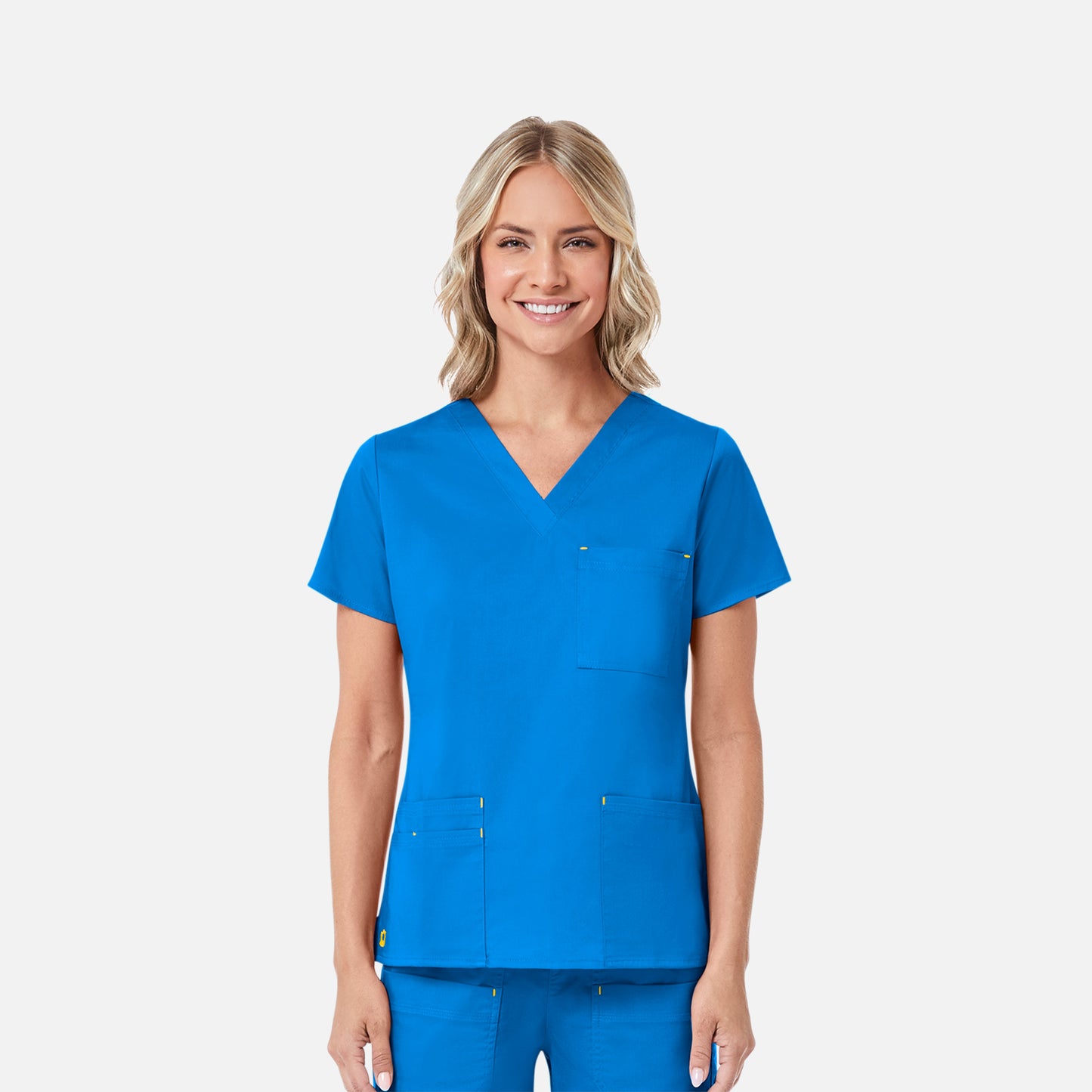 Maevn Blossom 1202 3 Pocket V-Neck Top