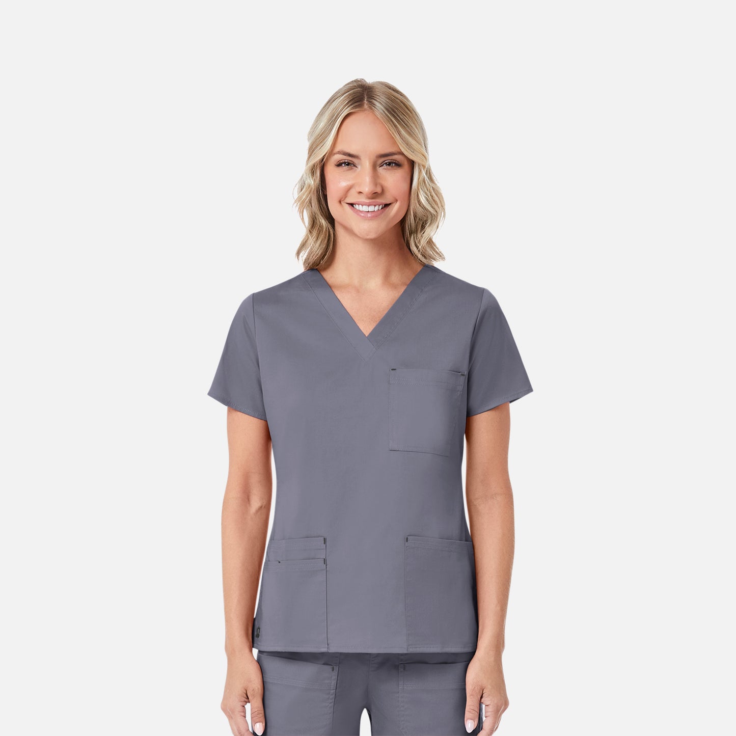 Maevn Blossom 1202 3 Pocket V-Neck Top