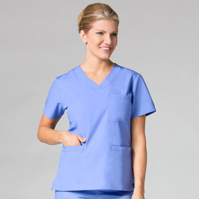 Maevn Core 1626 Curved V-Neck Top