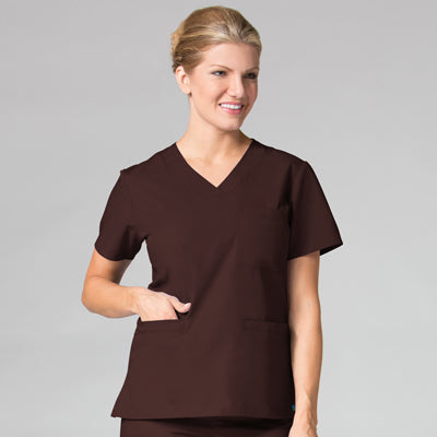 Maevn Core 1626 Curved V-Neck Top