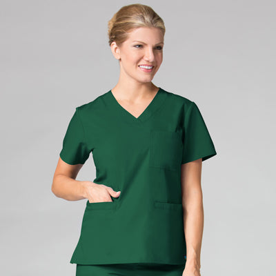 Maevn Core 1626 Curved V-Neck Top
