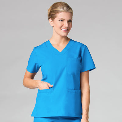 Maevn Core 1626 Curved V-Neck Top