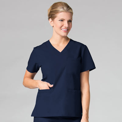 Maevn Core 1626 Curved V-Neck Top