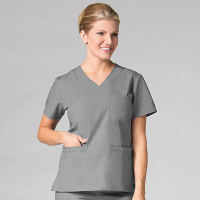Maevn Core 1626 Curved V-Neck Top