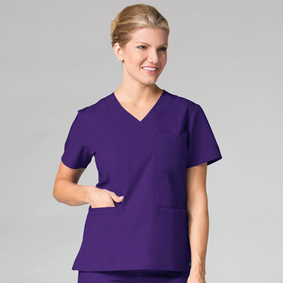 Maevn Core 1626 Curved V-Neck Top