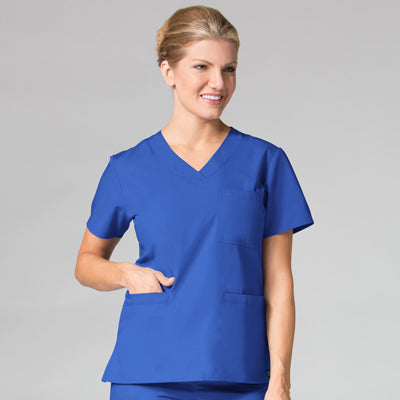 Maevn Core 1626 Curved V-Neck Top