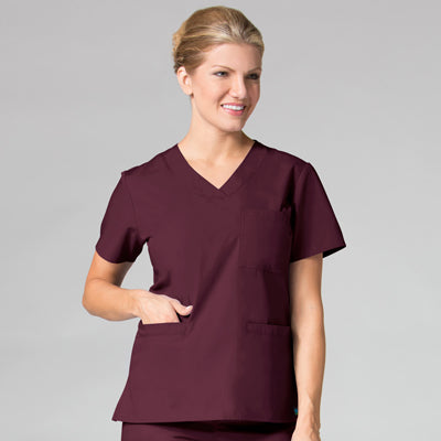 Maevn Core 1626 Curved V-Neck Top