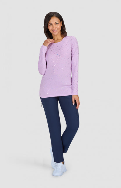 167PR-LavenderIridescentDiamondPattern-XXS