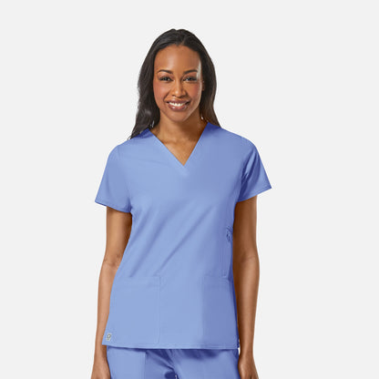 Maevn EON 1708 Women's Multi-Pocket V-neck Top — Clearance
