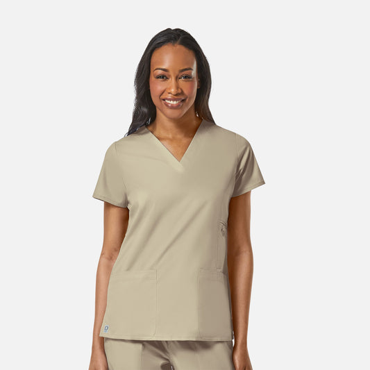 Maevn EON 1708 Women's Multi-Pocket V-neck Top — Clearance