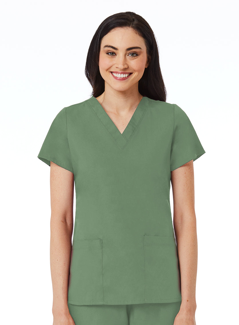 Maevn RedPanda 1716 Women's V-Neck Top
