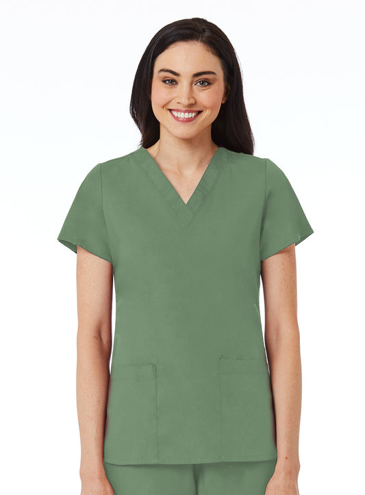 Maevn RedPanda 1716 Women's V-Neck Top
