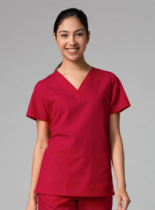 Maevn RedPanda 1716 Women's V-Neck Top