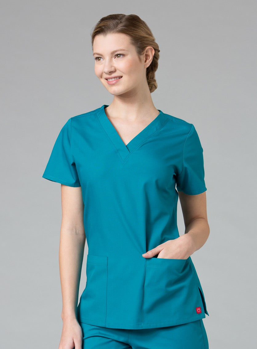 Maevn RedPanda 1716 Women's V-Neck Top